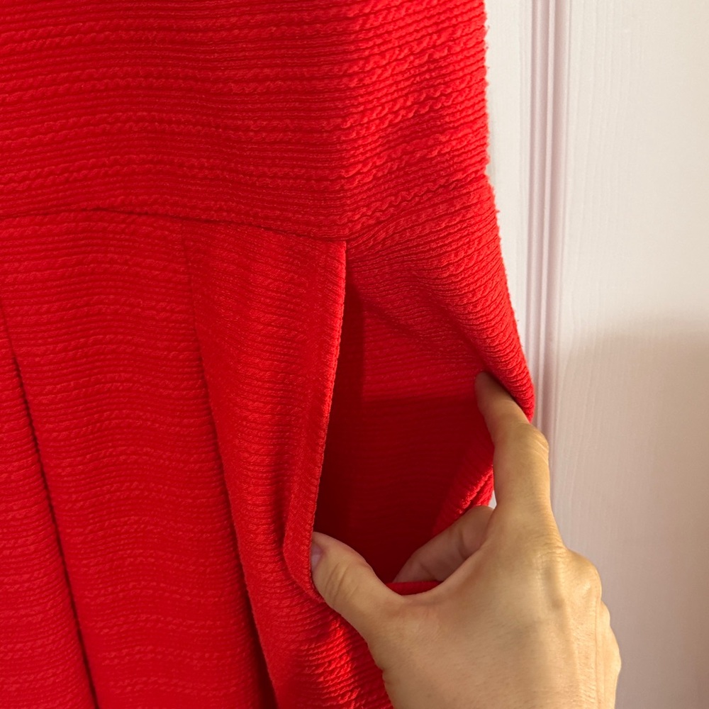 Draper James Vibrant Red Dress - Picture 3 of 6